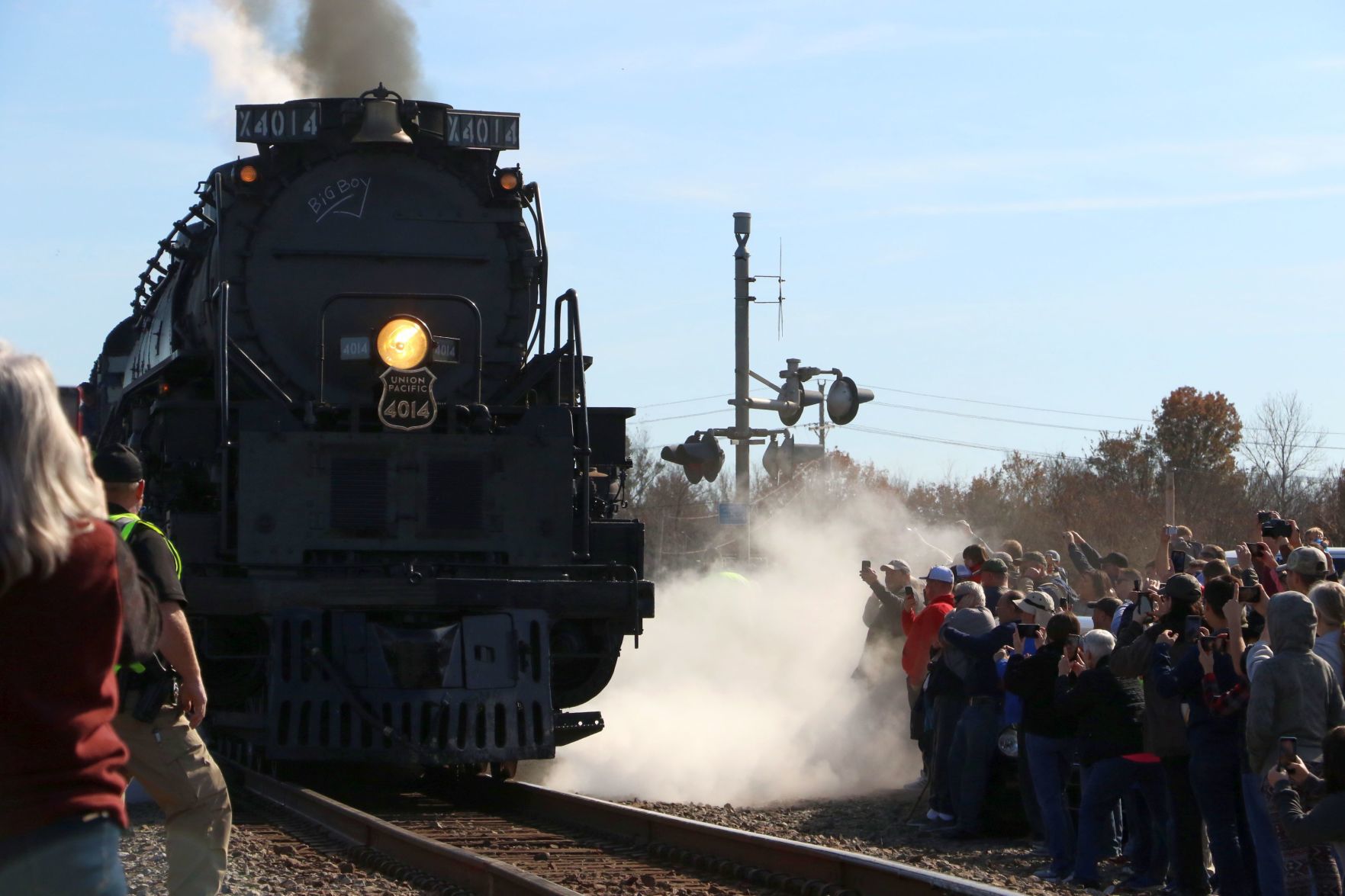 Wagoner welcomes Union Pacific's "Big Boy"